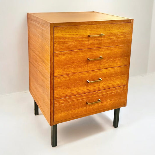 Small teak chest of drawers, 1950’s