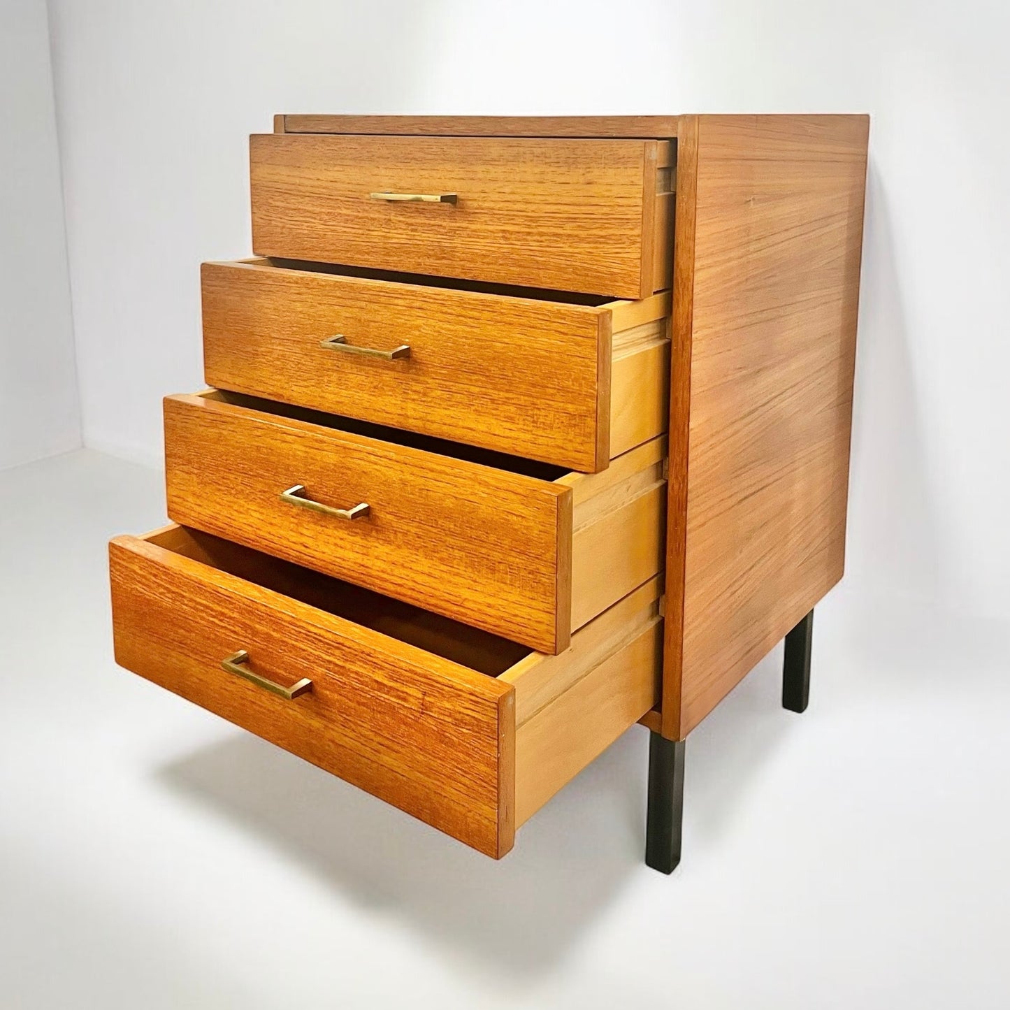 Small teak chest of drawers, 1950’s
